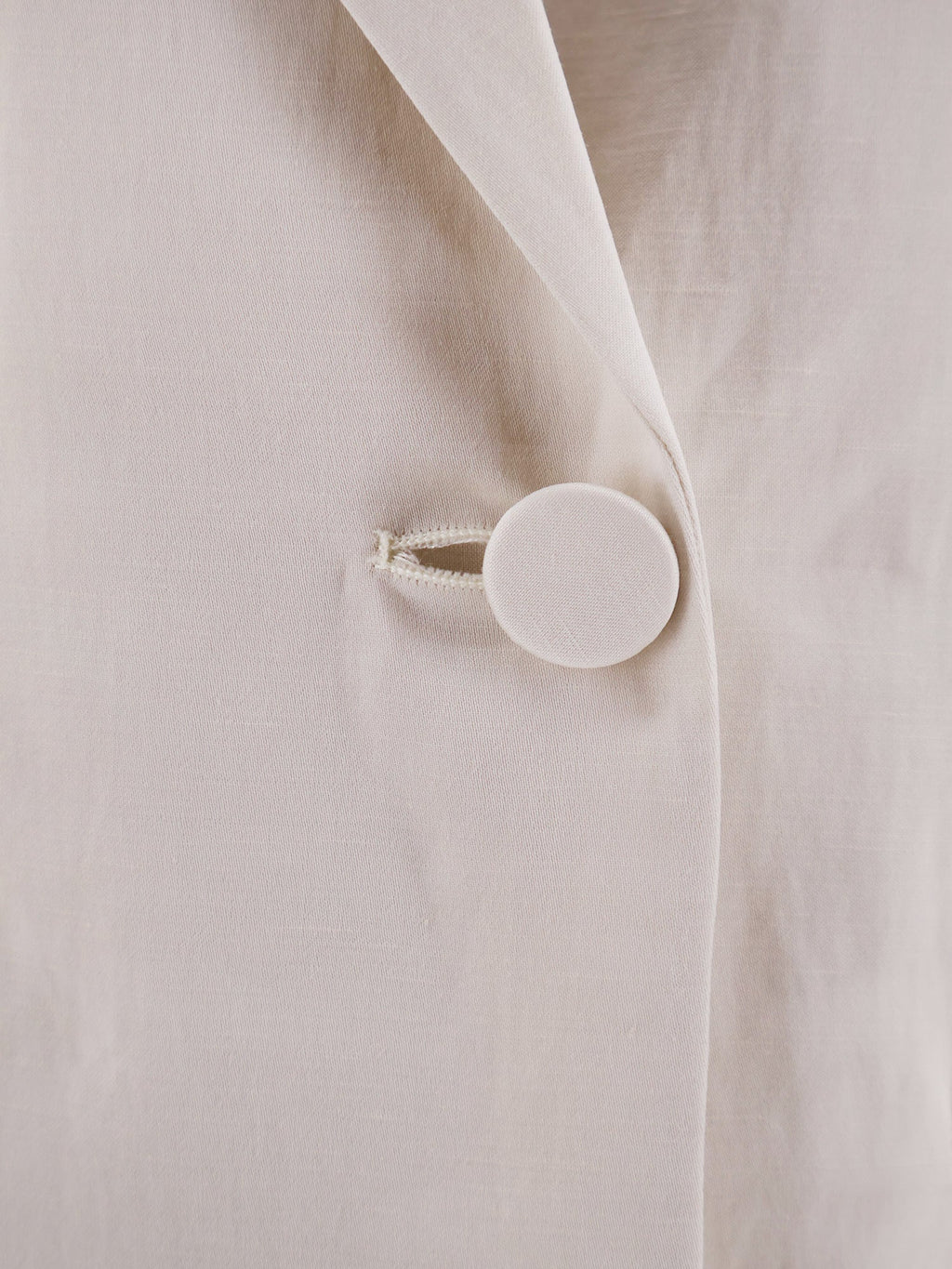 Alysi Double-Breasted Lyocell And Linen Blazer
