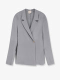 Alysi Loose Silk Blazer
