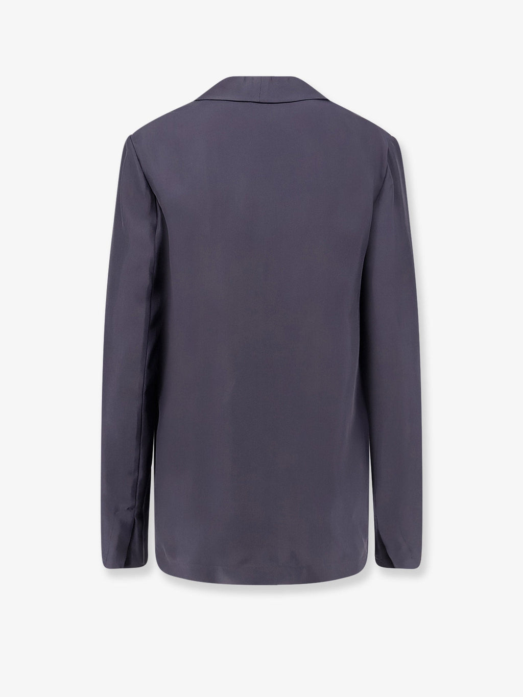Alysi Double-Breasted Silk Blazer