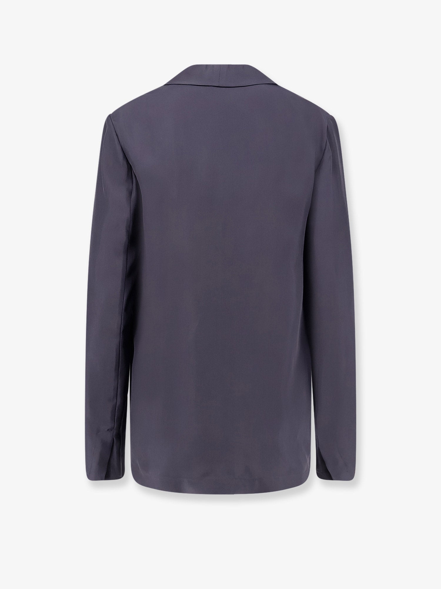 Alysi Double-Breasted Silk Blazer