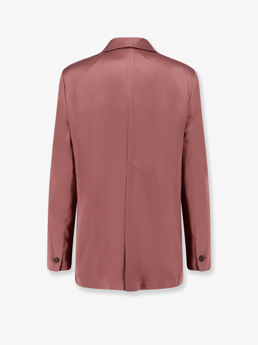 Alysi Single-Breasted Satin Blazer