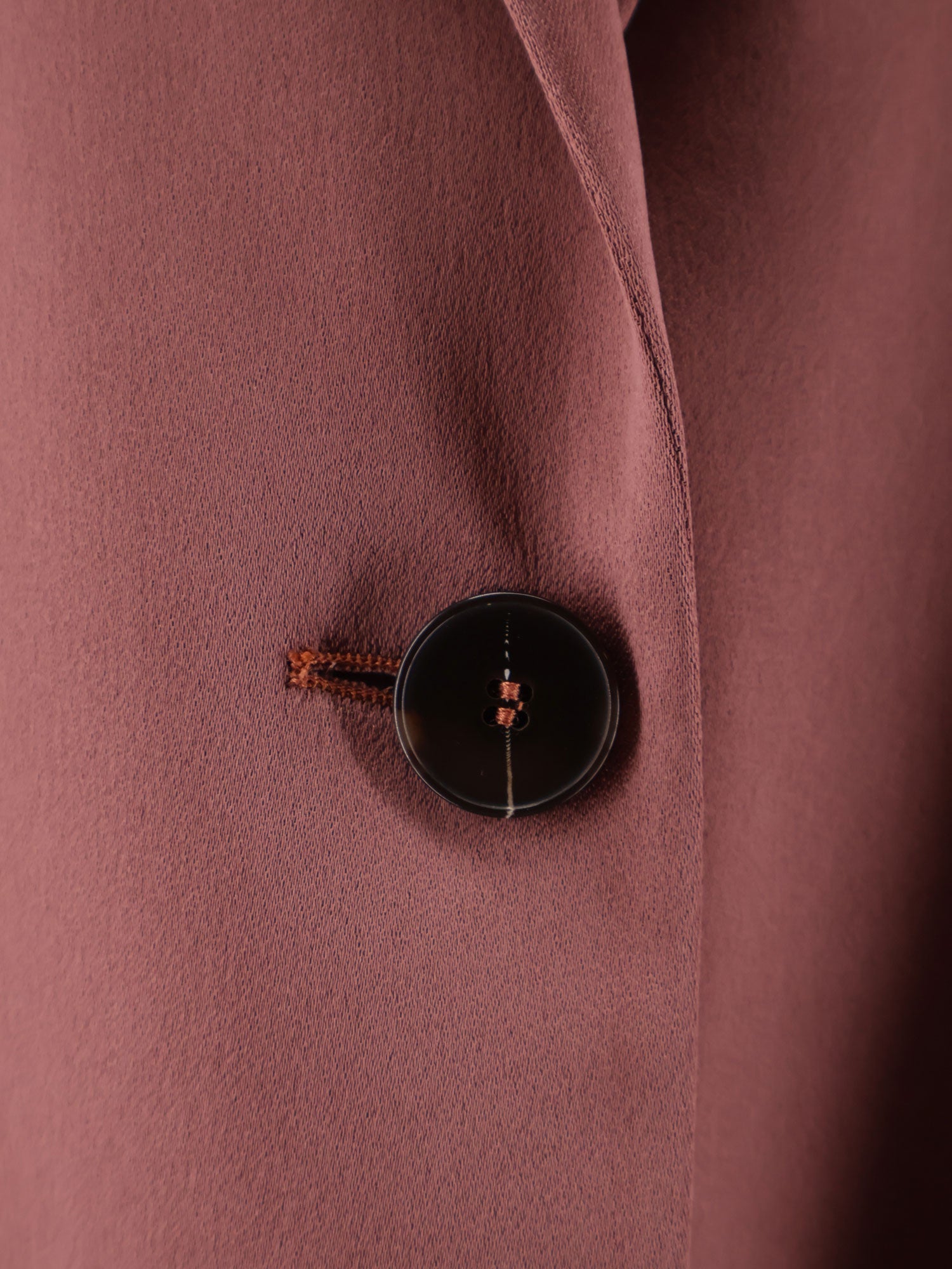 Alysi Single-Breasted Satin Blazer