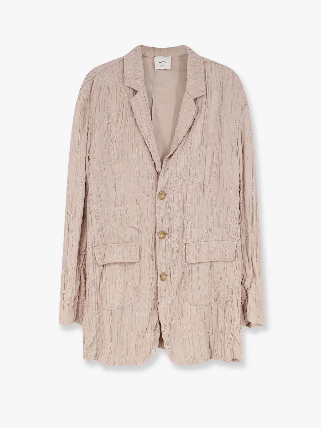 Alysi Wrinkled Viscose Blazer