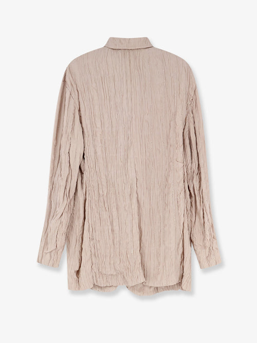 Alysi Wrinkled Viscose Blazer