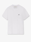 Ami Paris Cotton T-Shirt With Contrasting Embroidery