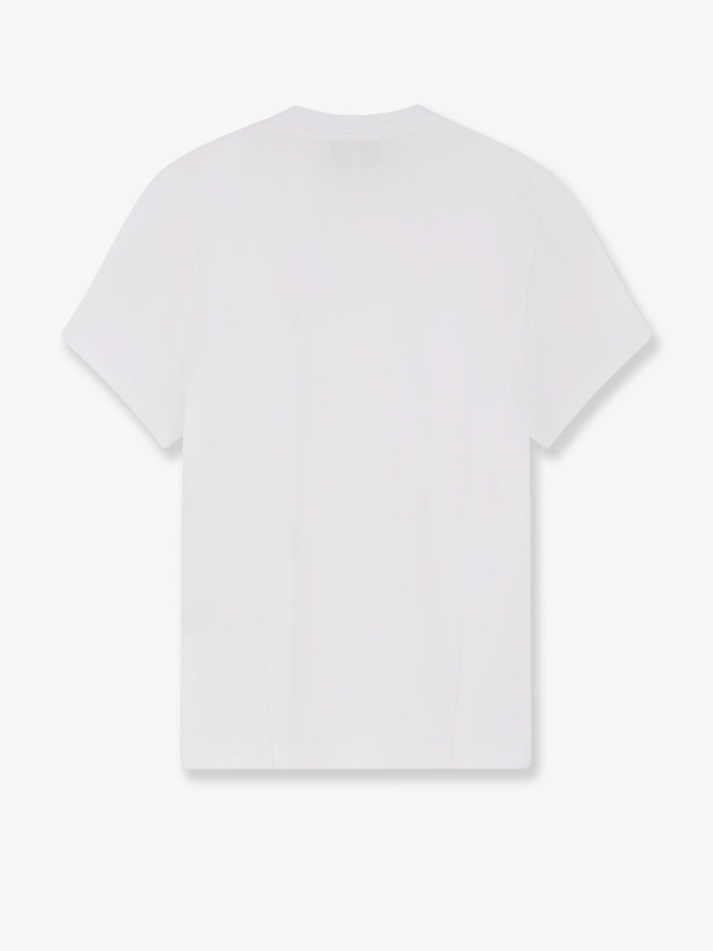 Ami Paris Cotton T-Shirt With Contrasting Embroidery