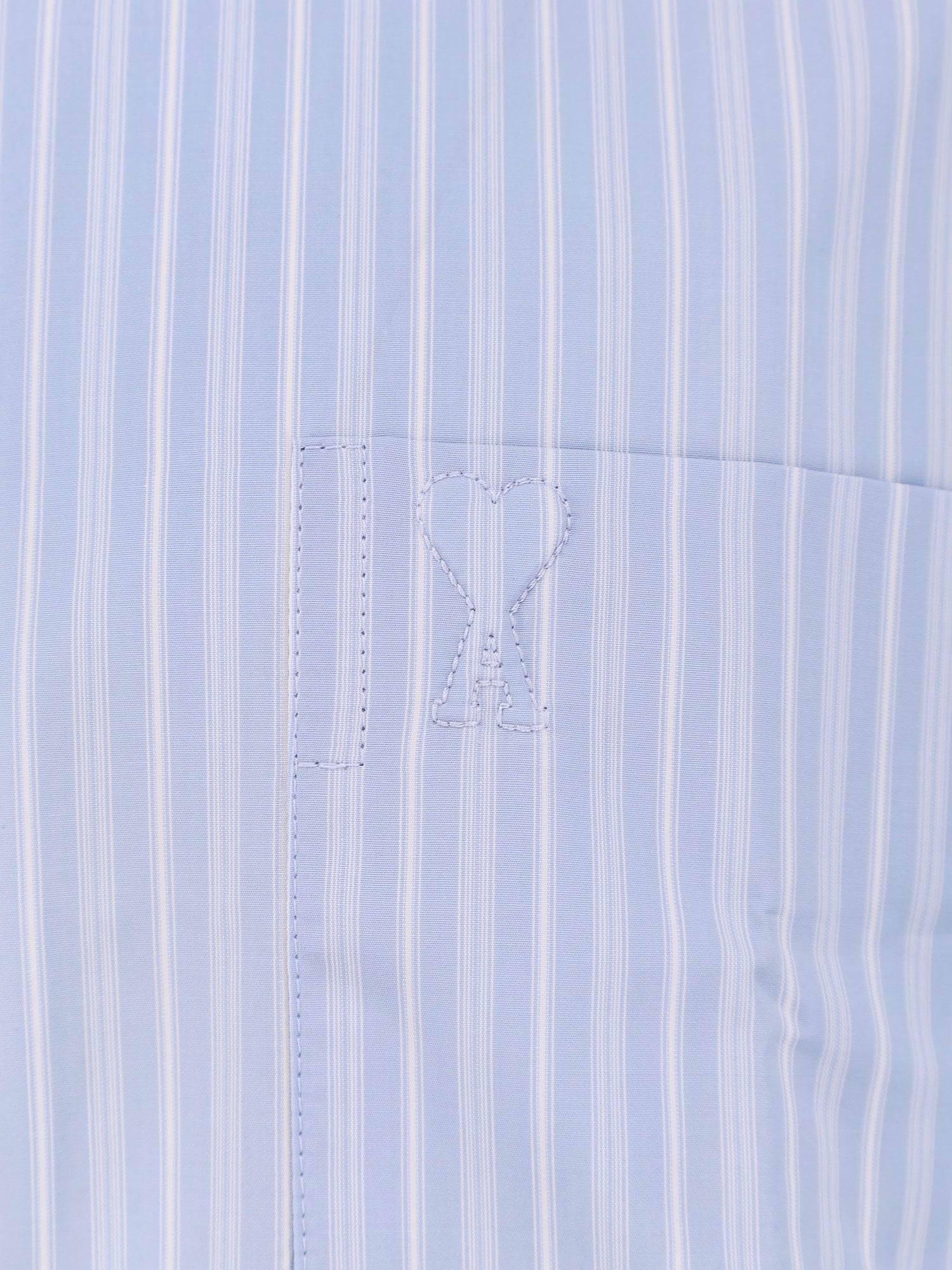 Ami Paris Striped Cotton Shirt