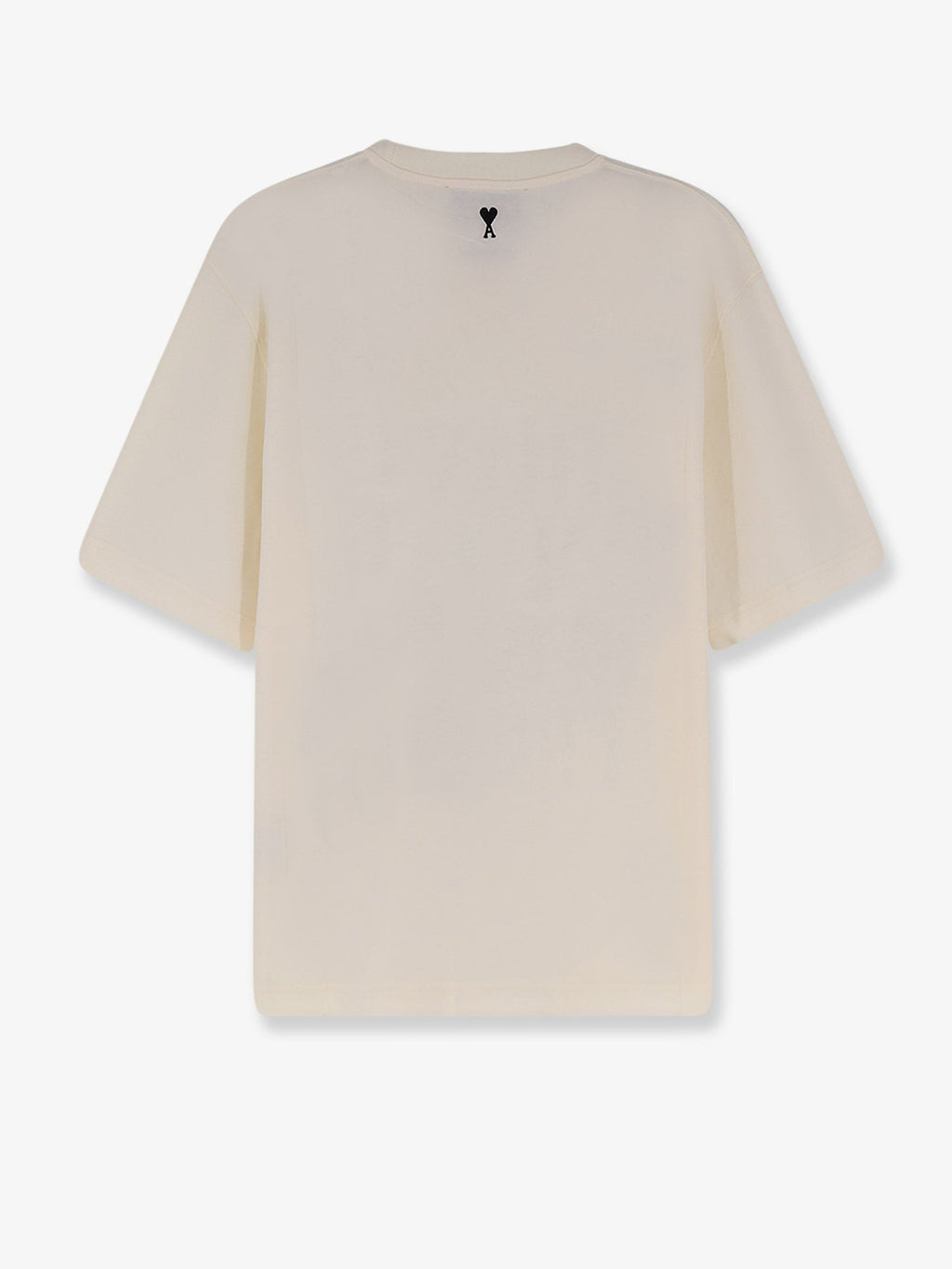 Ami Paris Cotton T-Shirt With Frontal Print
