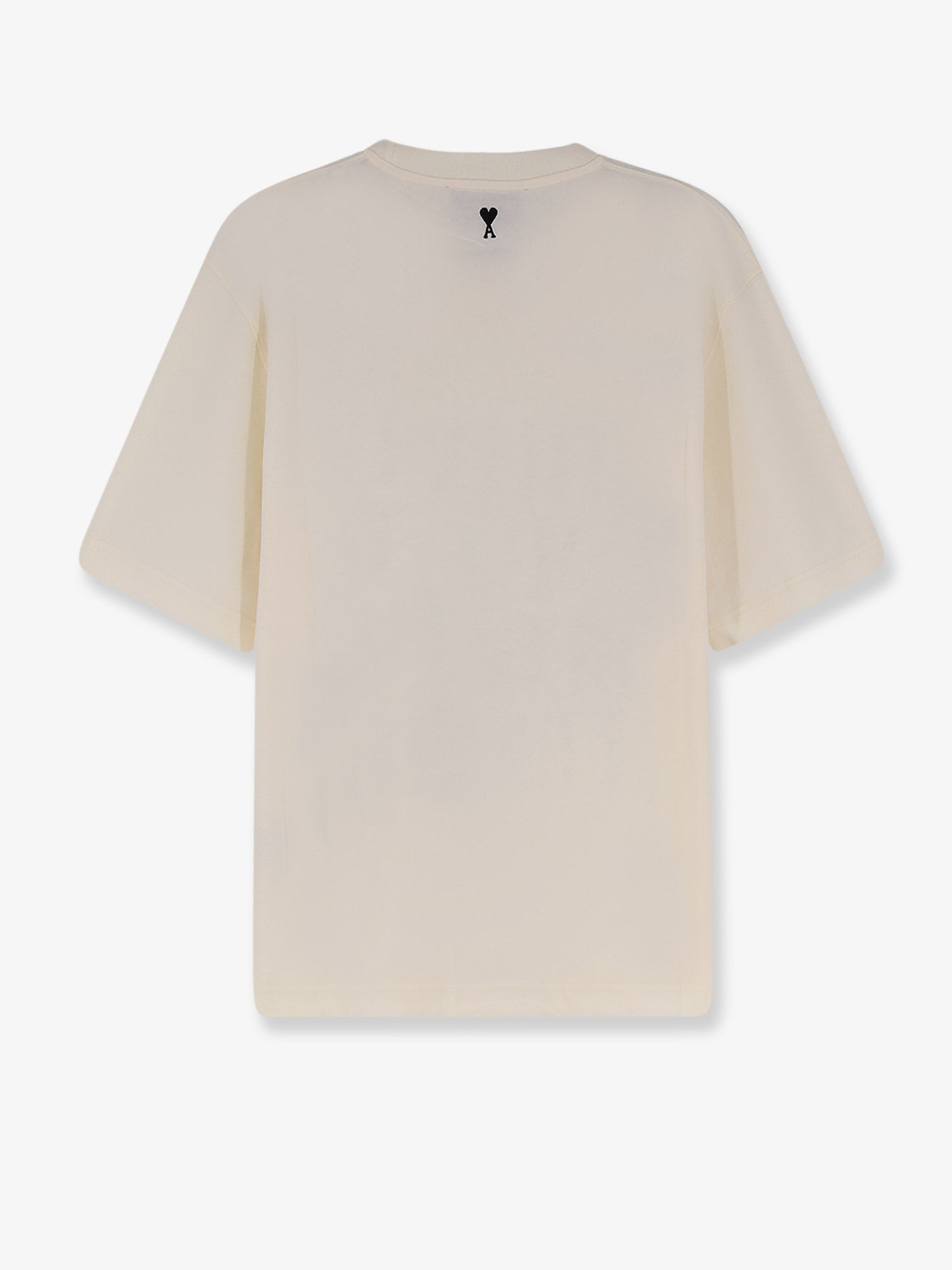 Ami Paris Cotton T-Shirt With Frontal Print