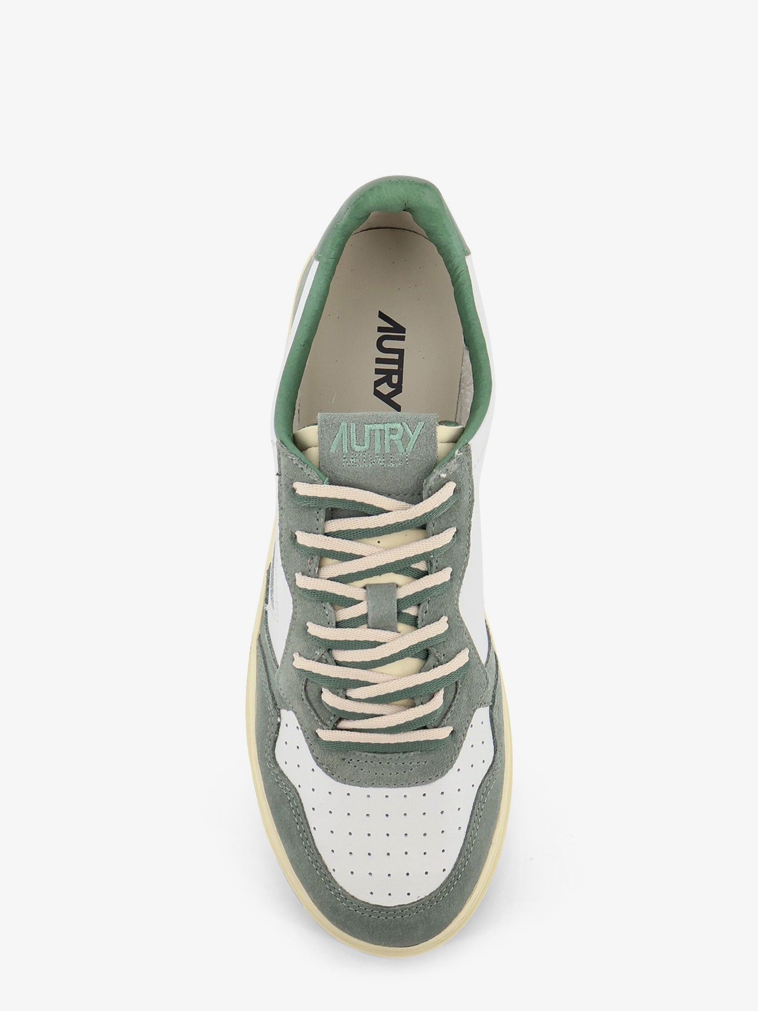 Autry Medalist Low Leather And Suede Sneakers