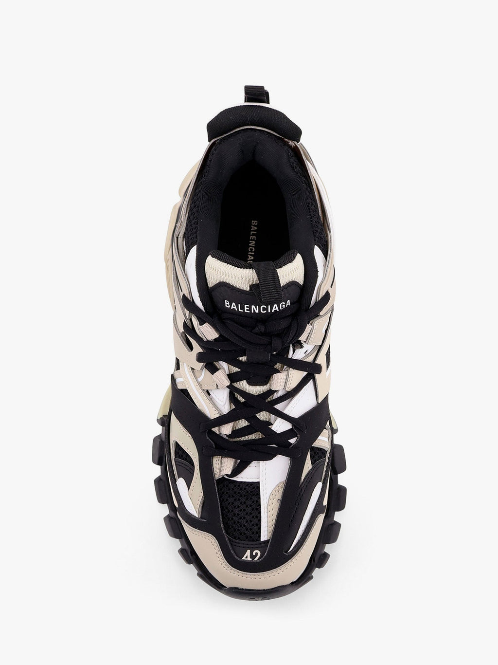 Balenciaga Mesh And Rubber Track Sneakers