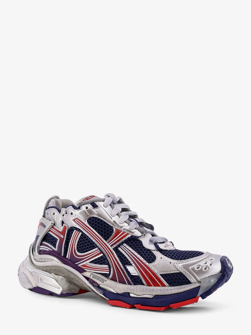 Balenciaga Mesh And Nylon Runner Sneakers