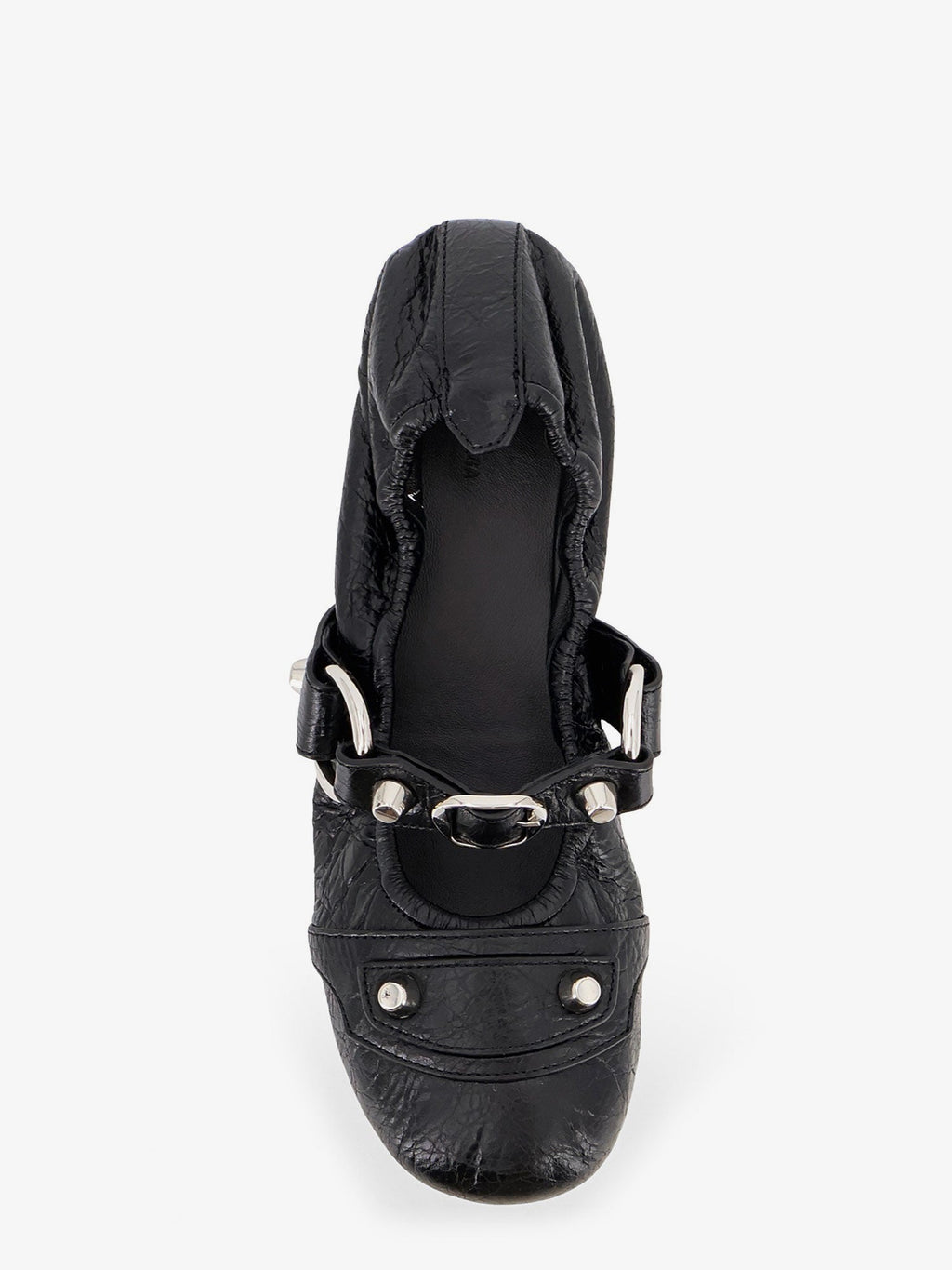 Balenciaga City Flat L005 Leather Ballerinas