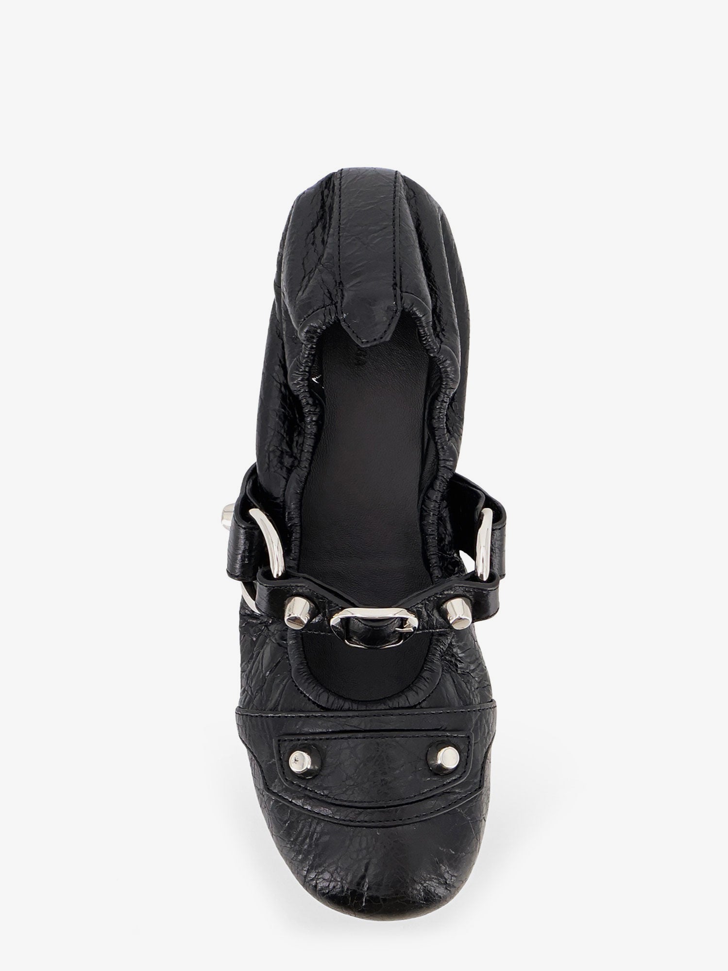 Balenciaga City Flat L005 Leather Ballerinas