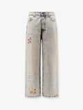 Barrow Cotton Jeans With All-Over Print
