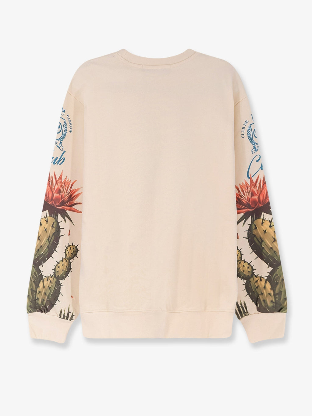 Barrow Cotton Sweatshirt With Cactus Print