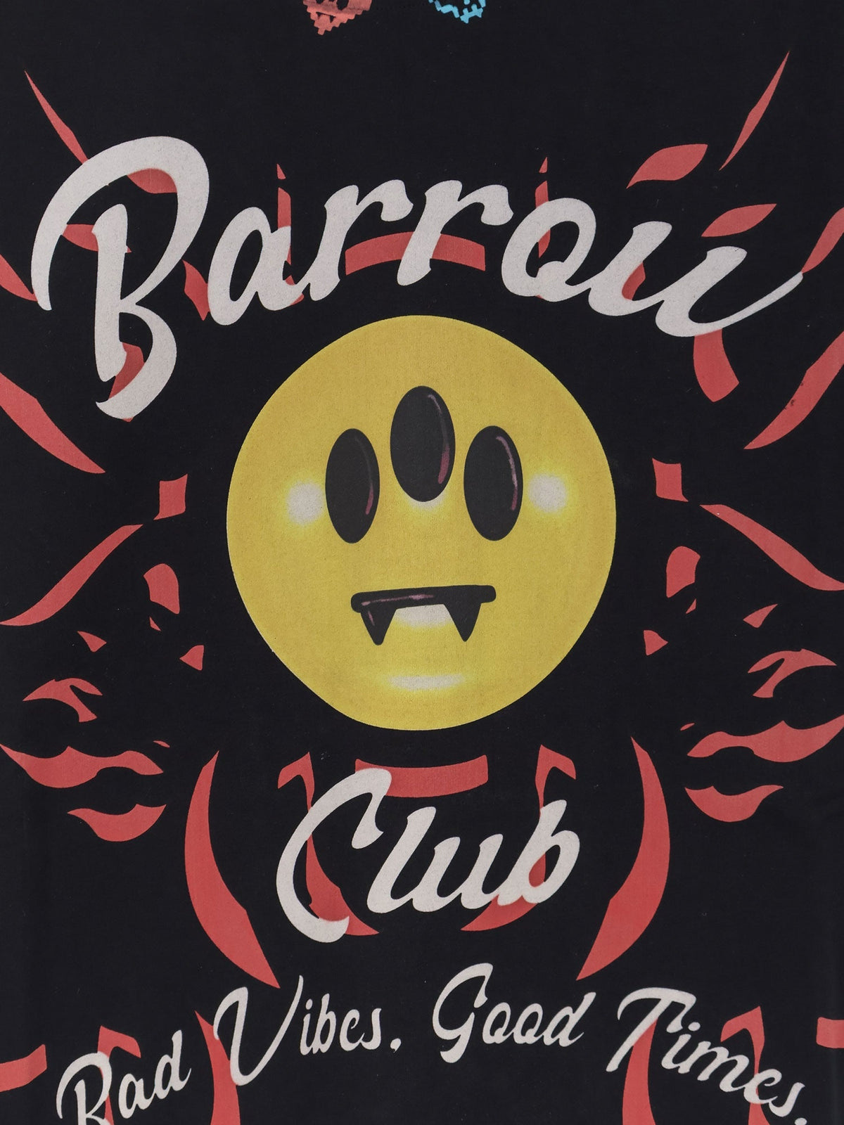Barrow Cotton T-Shirt With Multicolor Front Print