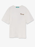 Barrow Cotton T-Shirt With Multicolored Logo On The Back