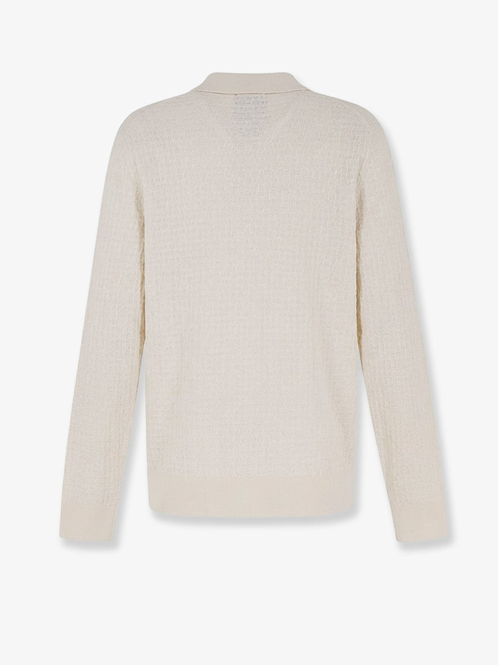 Boss Silk Sweater With Processing All-Over