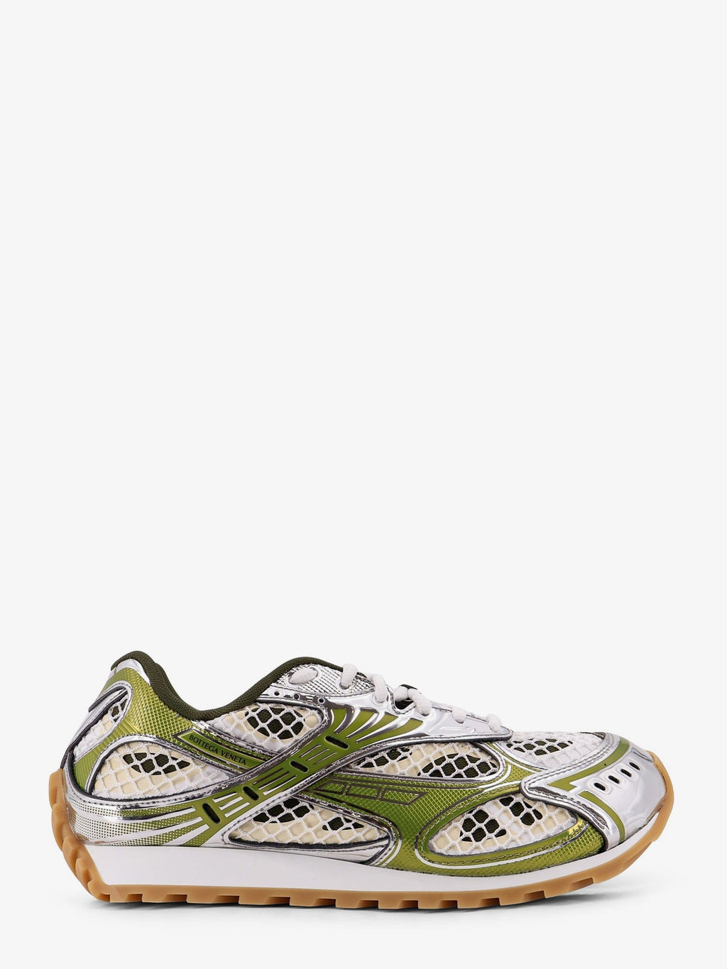 Bottega Veneta Orbit Mesh And Rubber Sneakers