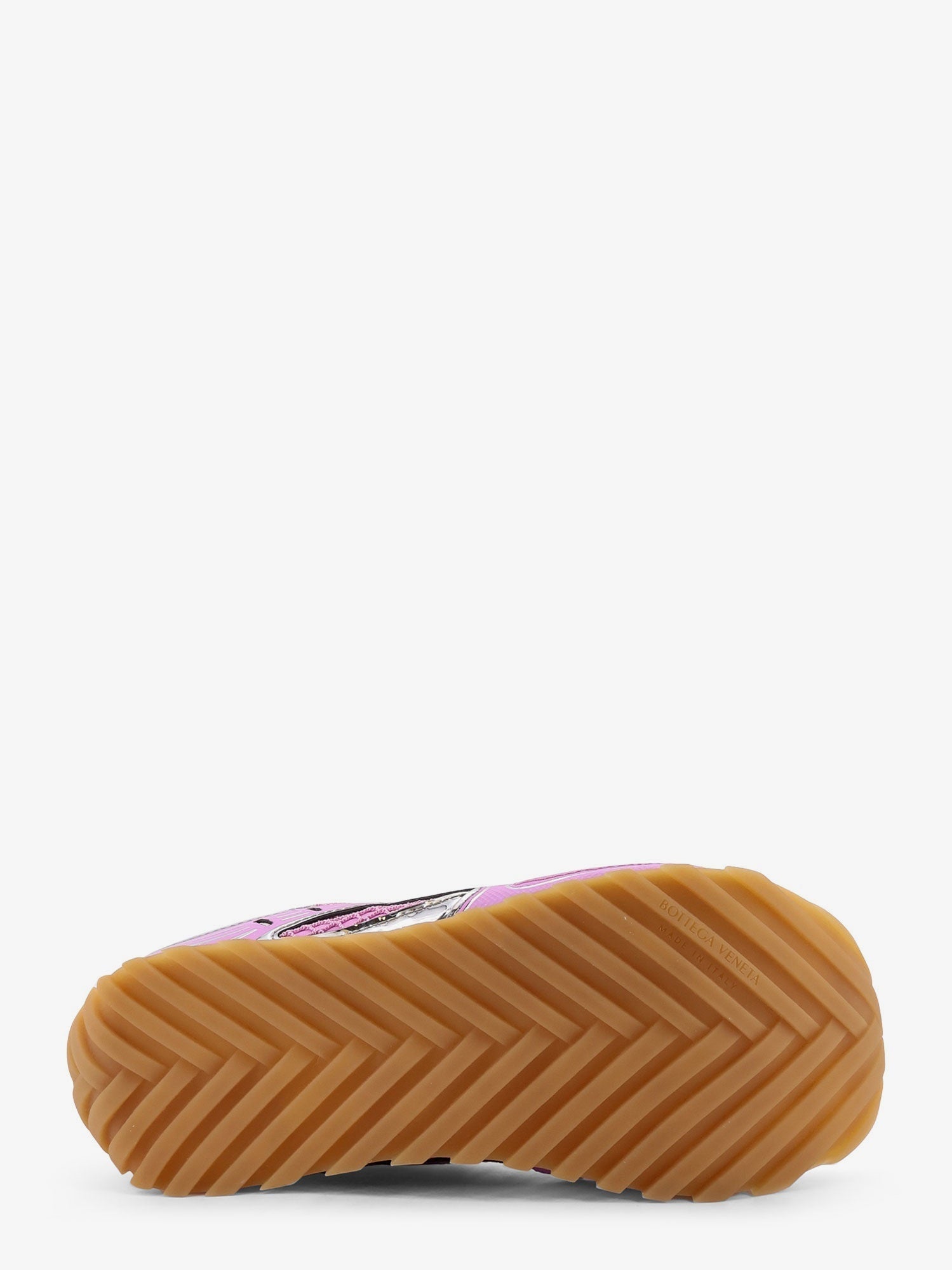 Bottega Veneta Orbit Mesh And Leather Sneakers