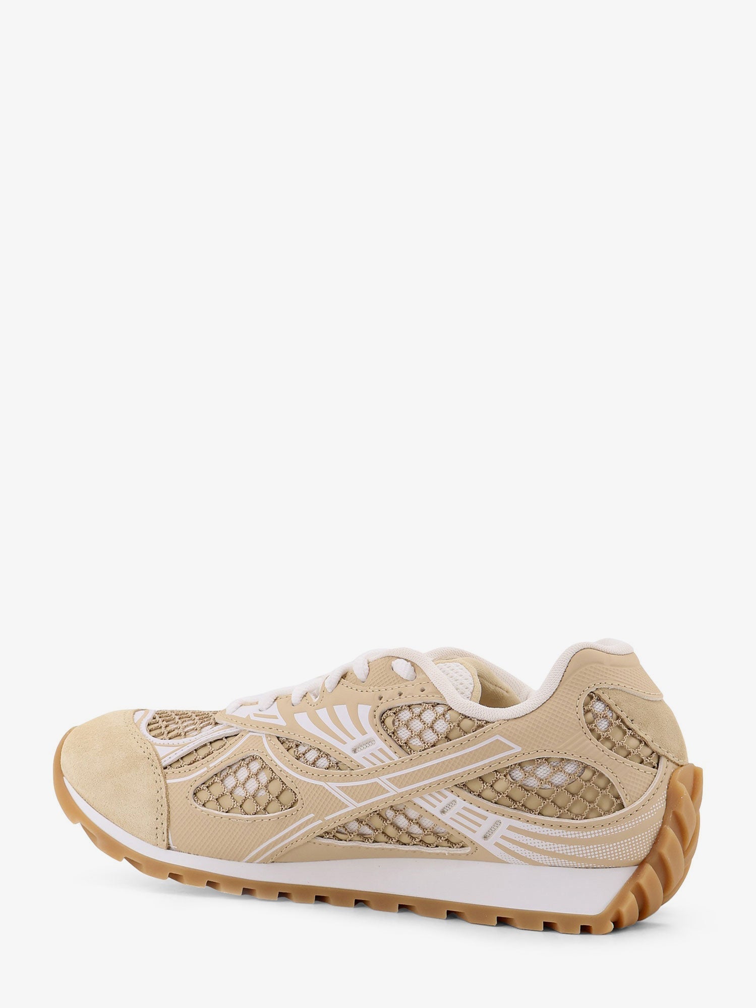 Bottega Veneta Orbit Mesh, Suede And Rubber Sneakers