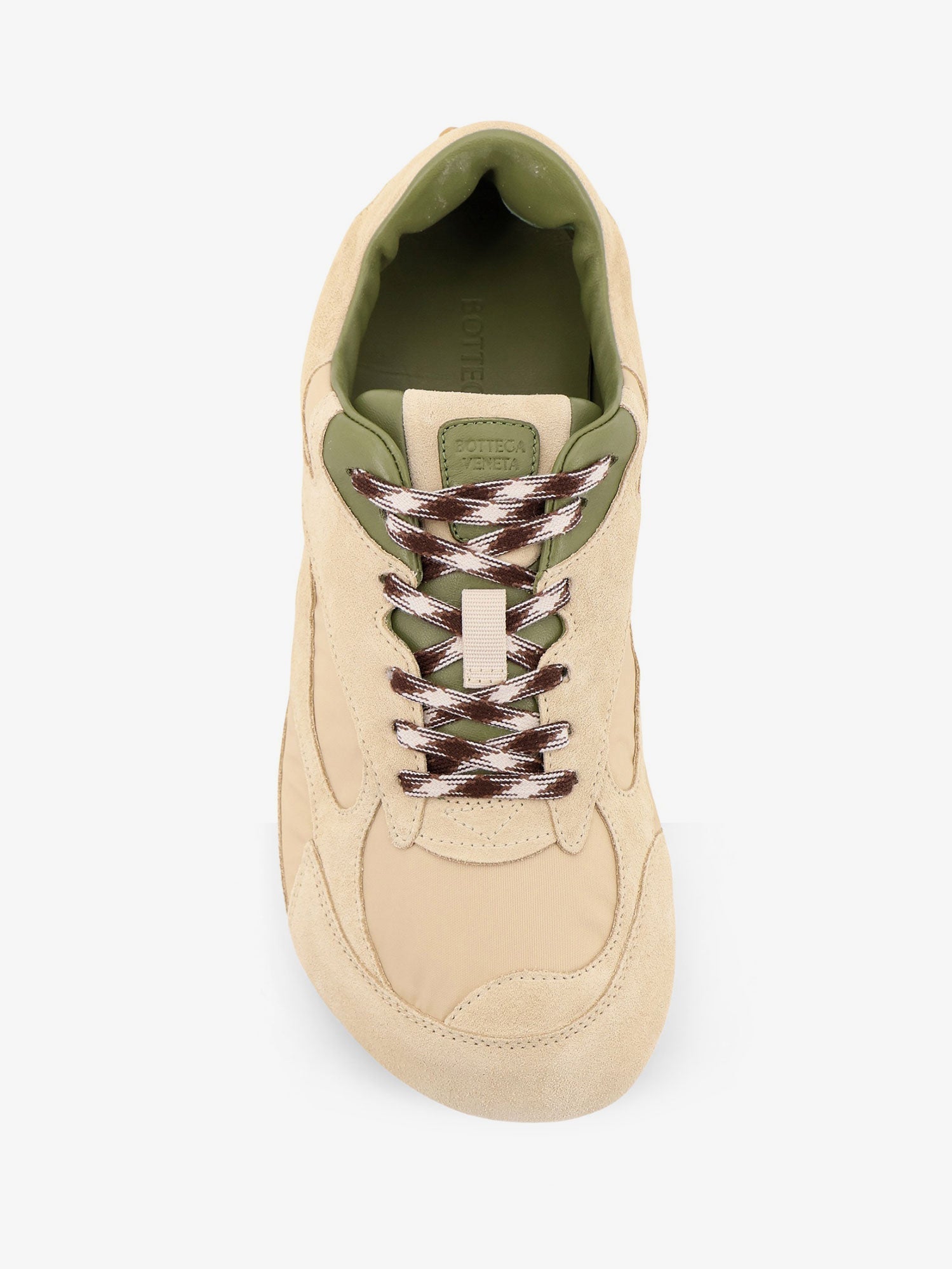 Bottega Veneta Orbit Flash Suede And Nylon Blend Sneakers
