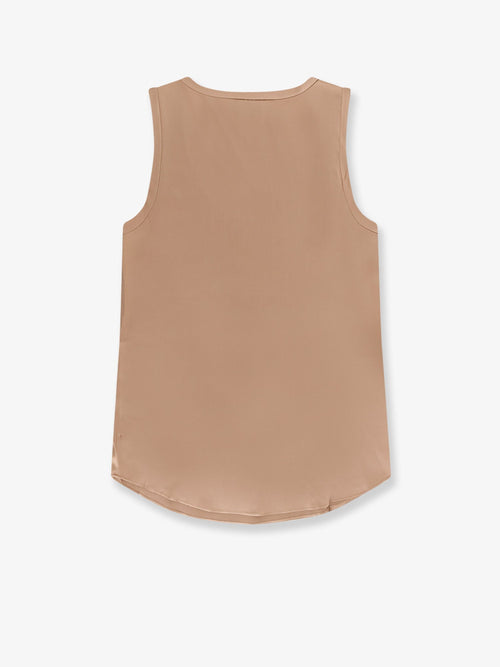 Brunello Cucinelli Stretch Silk Tank Top
