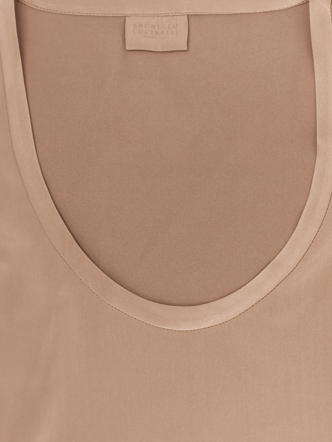 Brunello Cucinelli Stretch Silk Tank Top