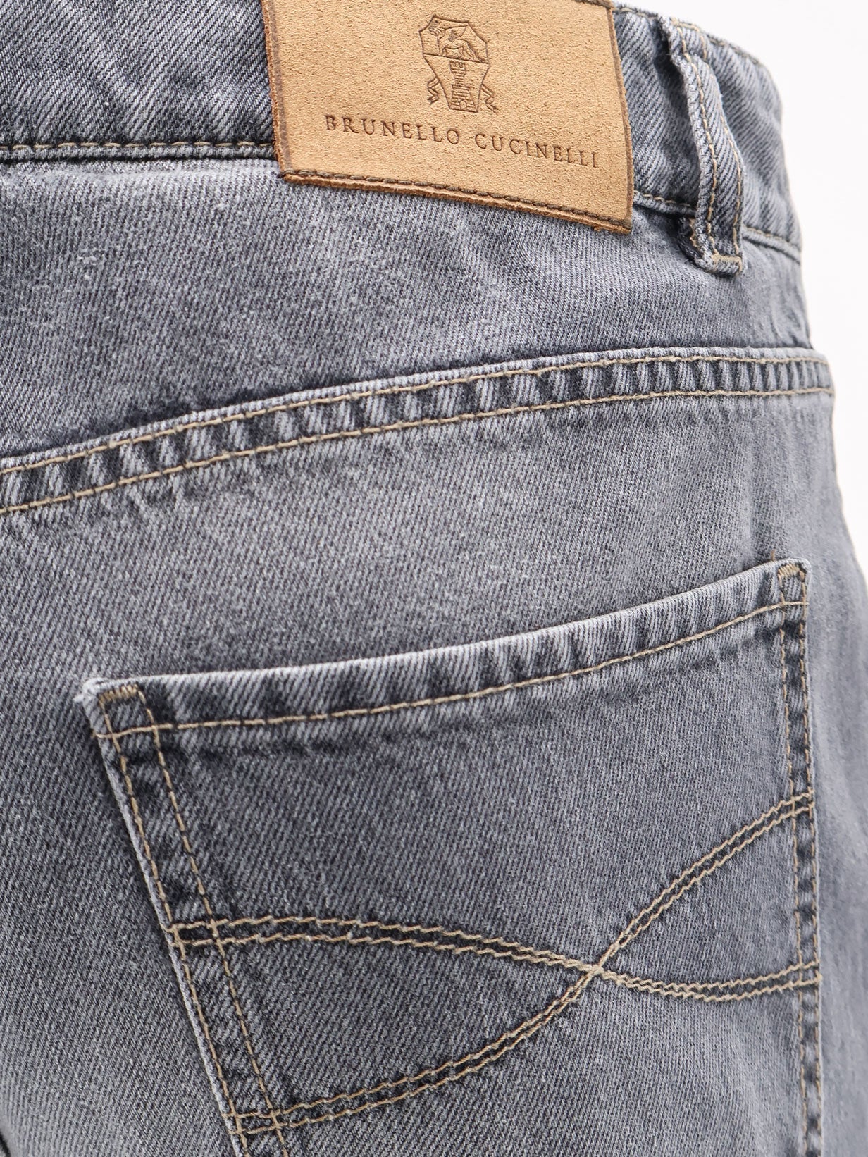 Brunello Cucinelli Traditional Fit Cotton Jeans