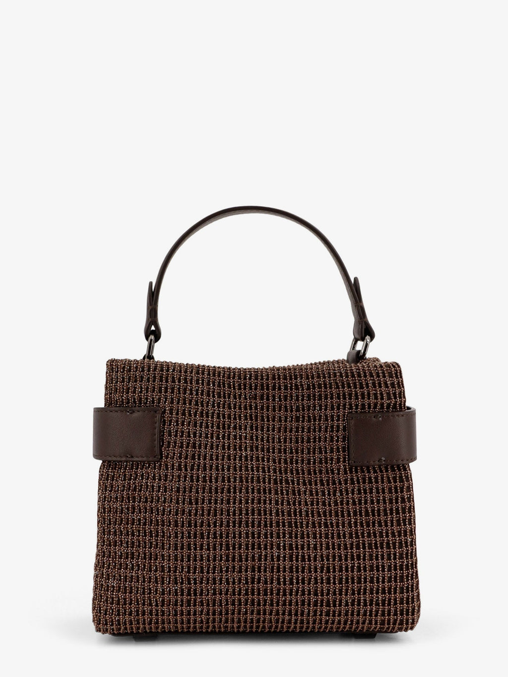 Brunello Cucinelli Essence Riding Leather Crossbody Bag