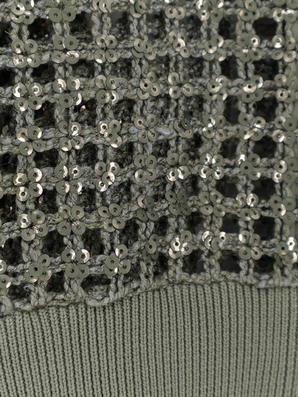 Brunello Cucinelli Dazzling Net Embroidery Silk And Linen Cardigan