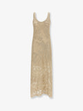 Brunello Cucinelli Knitted Linen And Cotton Long Dress