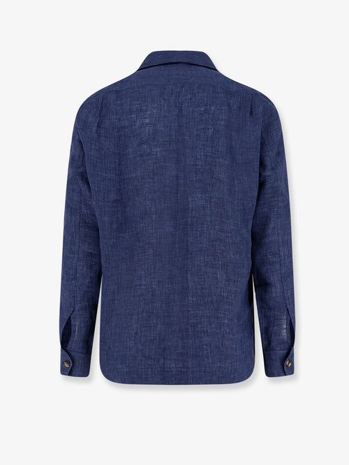 Brunello Cucinelli Easy Fit Linen Shirt