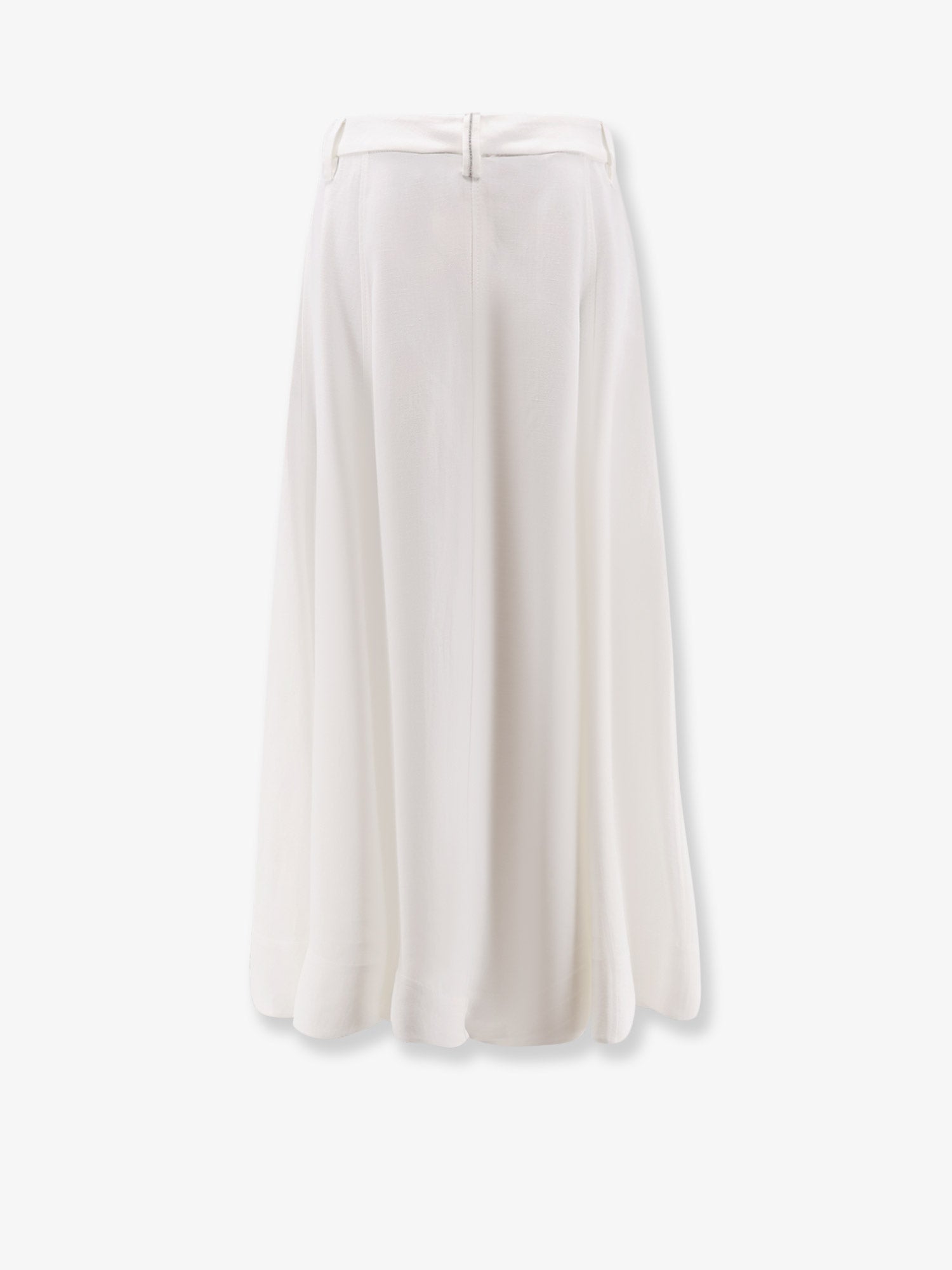 Brunello Cucinelli Viscose And Linen Skirt