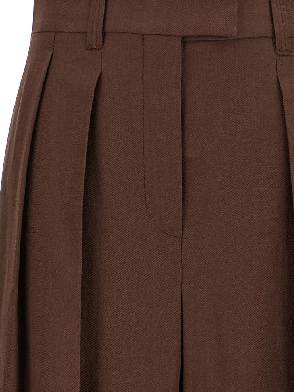 Brunello Cucinelli Viscose And Linen Trousers