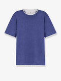 Brunello Cucinelli Silk And Cotton Blend T-Shirt