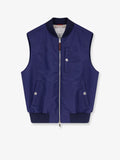 Brunello Cucinelli Water-Repellent Nylon Sleeveless Jacket