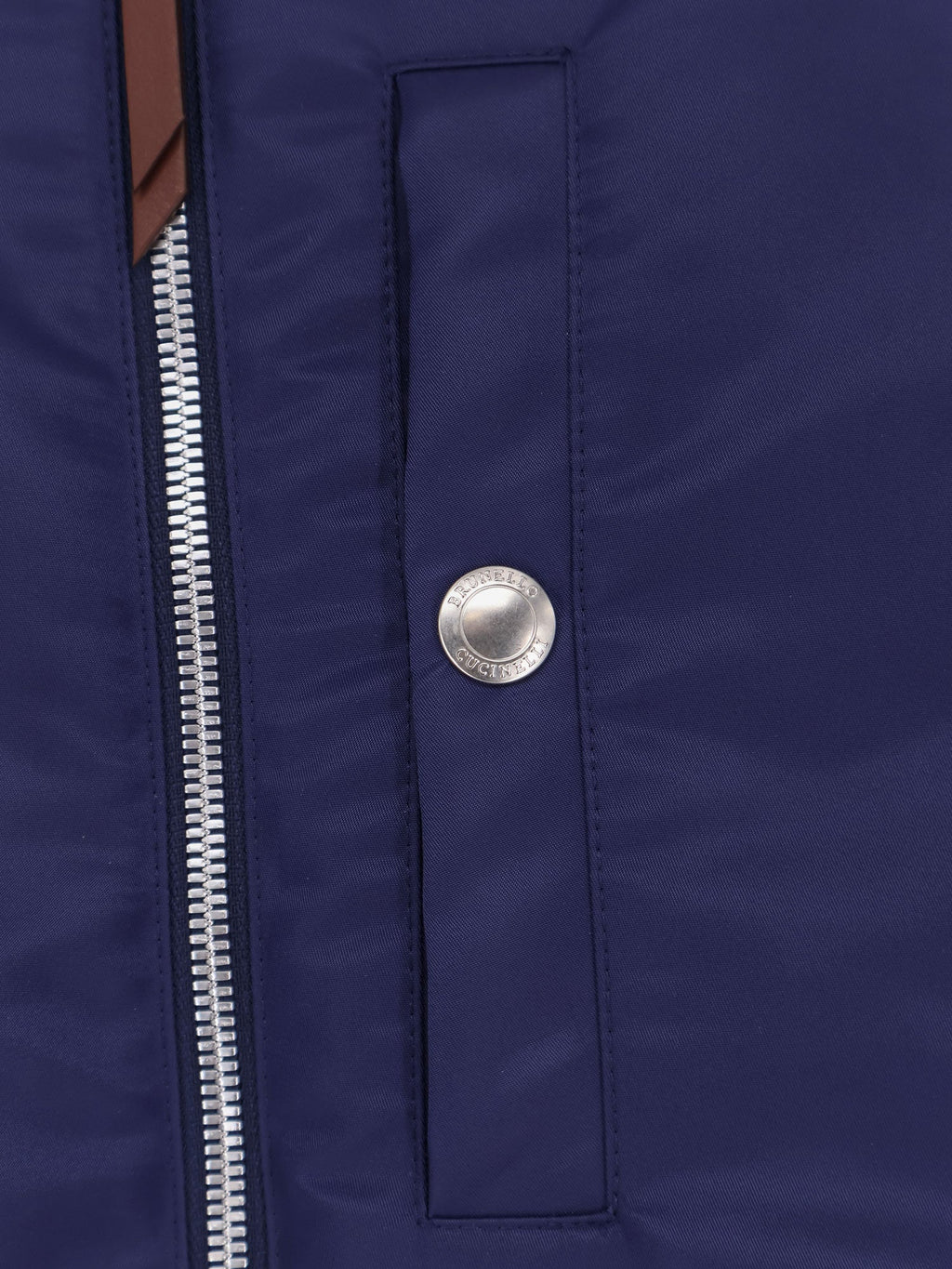 Brunello Cucinelli Water-Repellent Nylon Sleeveless Jacket