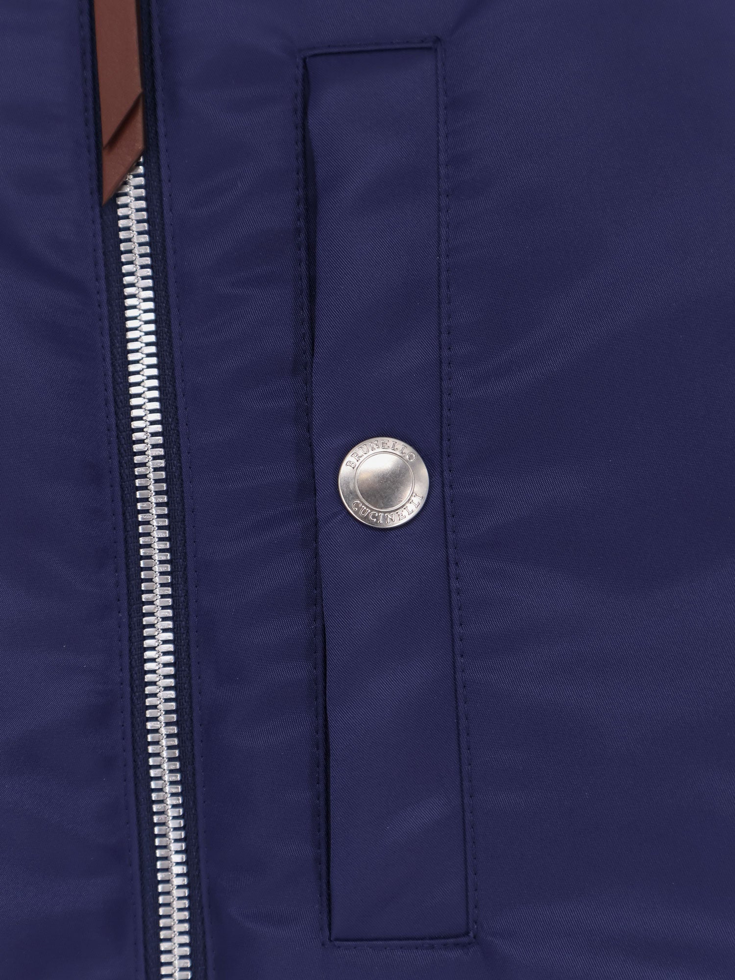 Brunello Cucinelli Water-Repellent Nylon Sleeveless Jacket