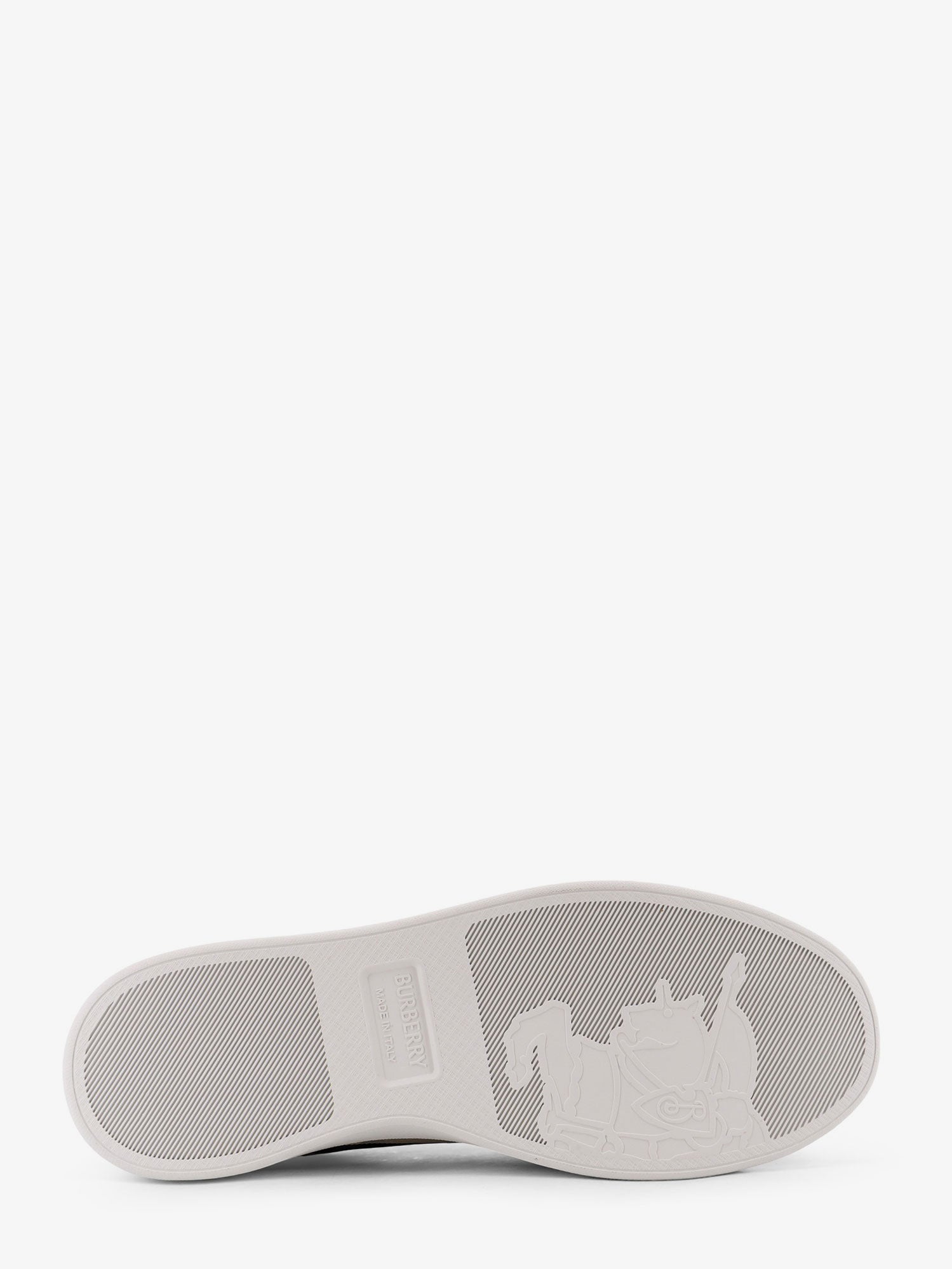 Burberry Canvas Sneakers With Check Motif