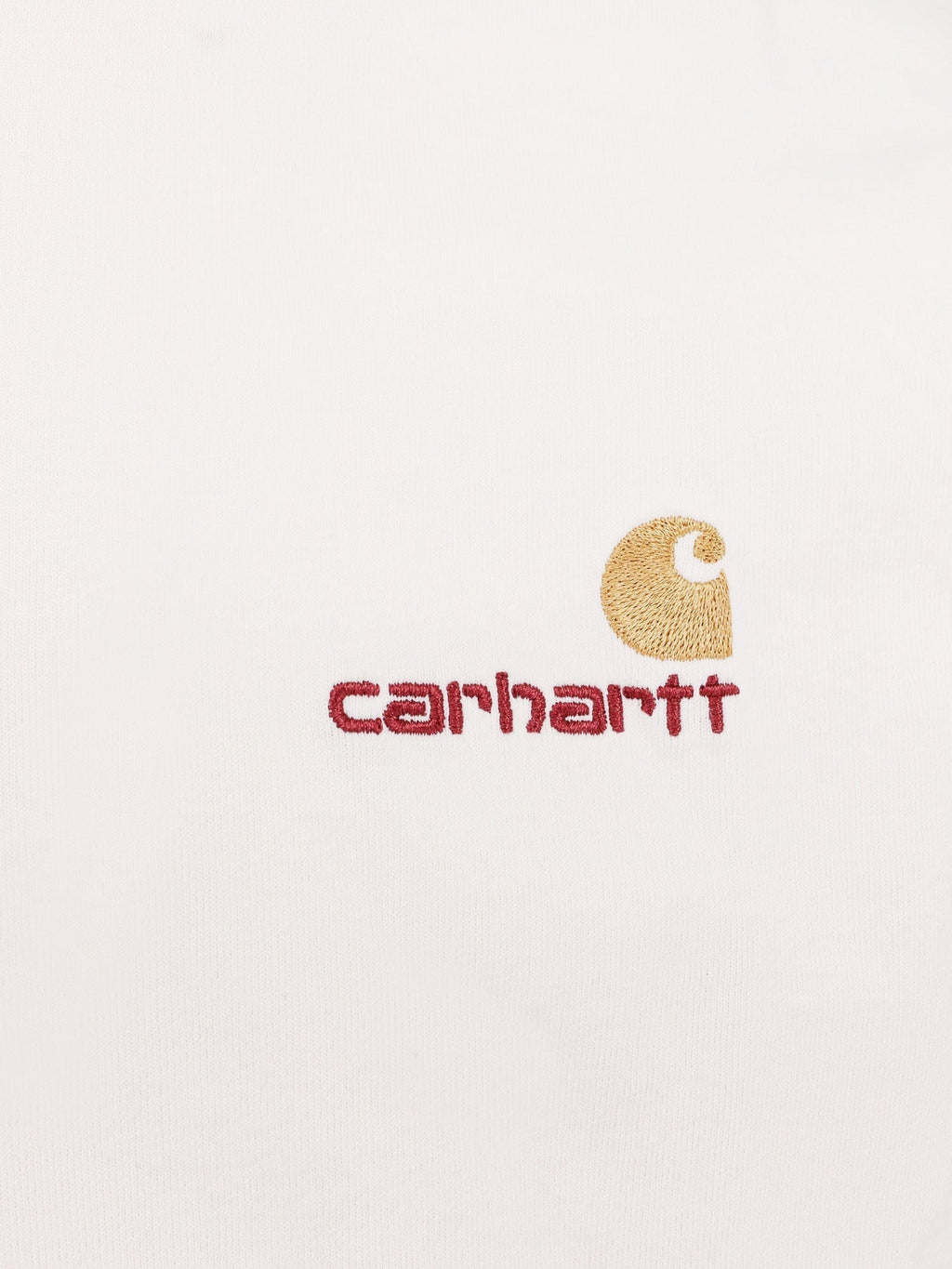 Carhartt Wip Organic Cotton T-Shirt With Lettering Logo On The Front