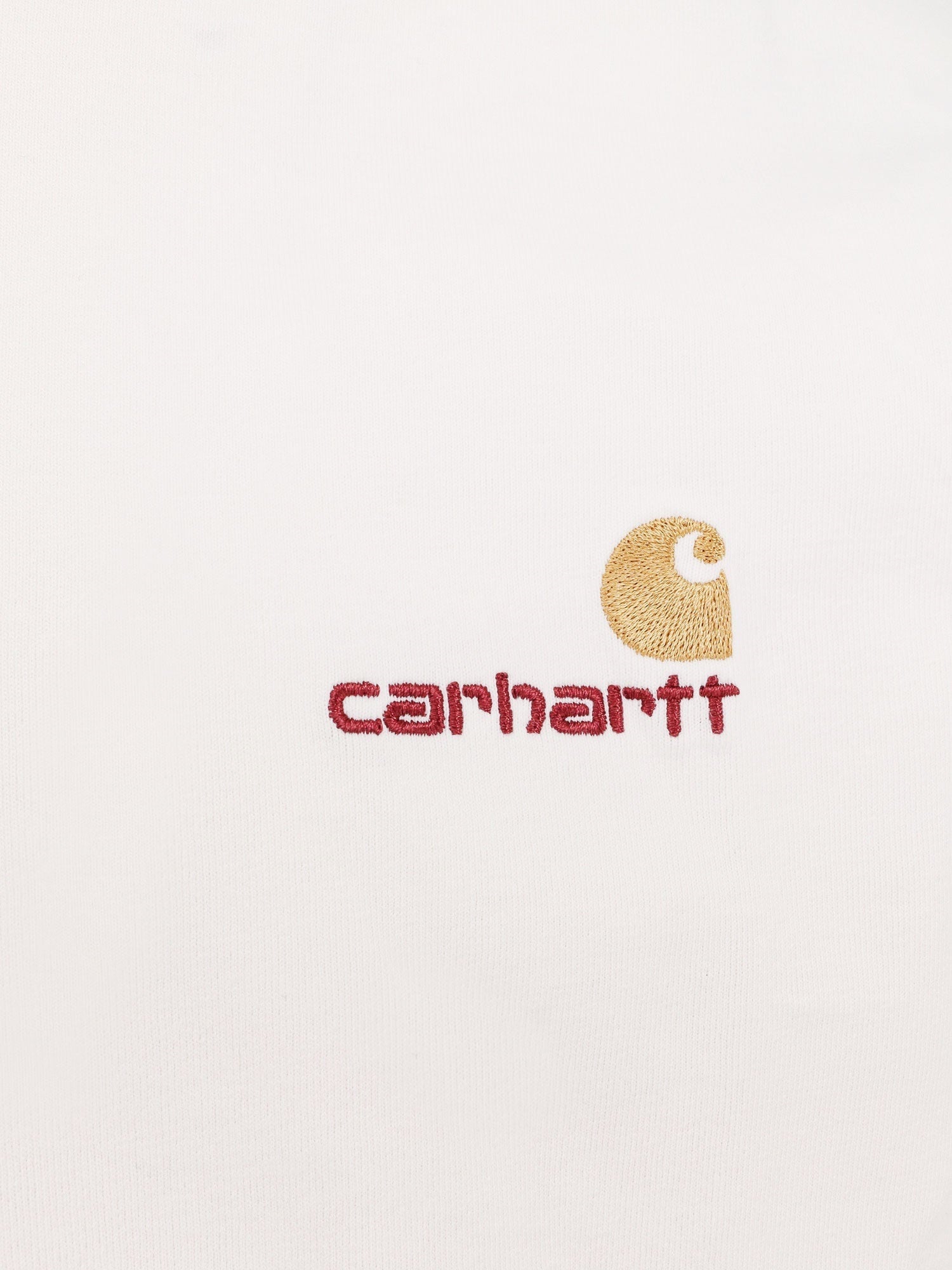 Carhartt Wip Organic Cotton T-Shirt With Lettering Logo On The Front