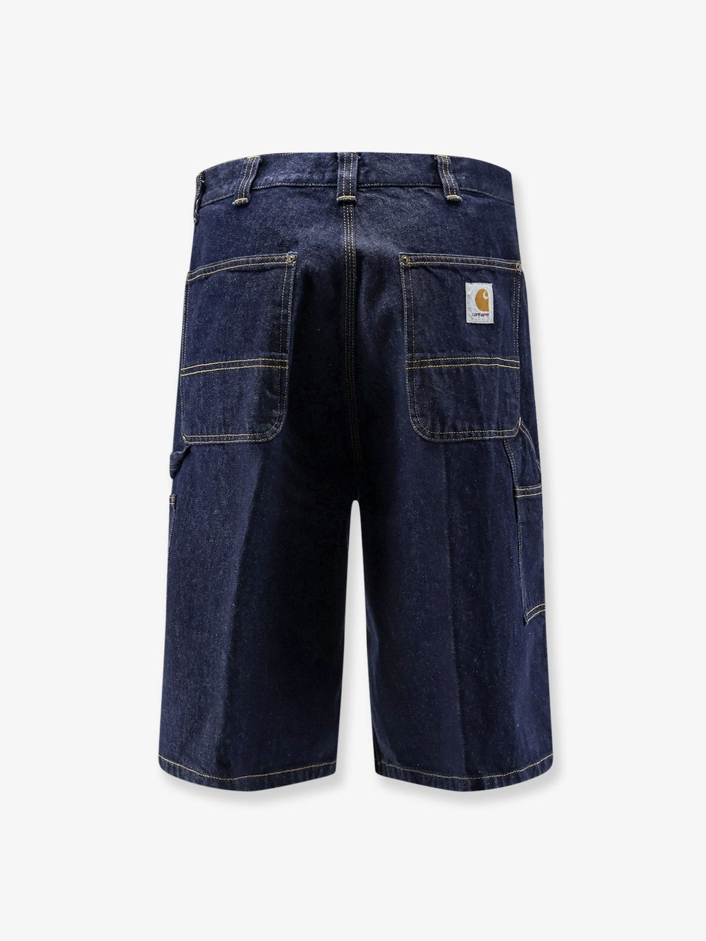 Carhartt Wip Og Double Knee Blue Denim Shorts