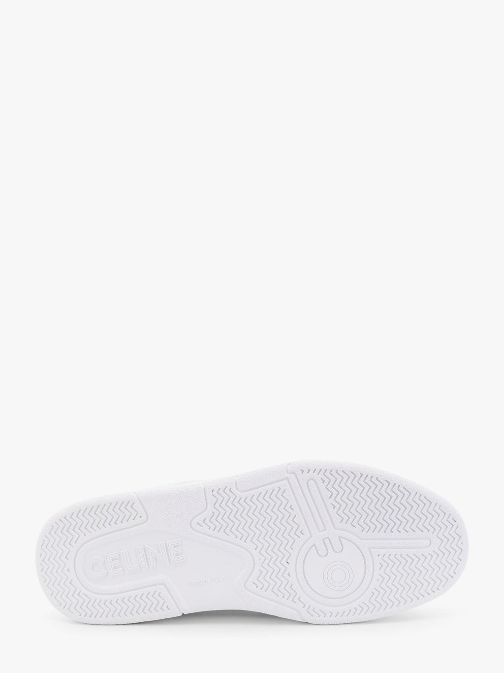 Celine Ct-09 Leather Sneakers With Mesh Inserts