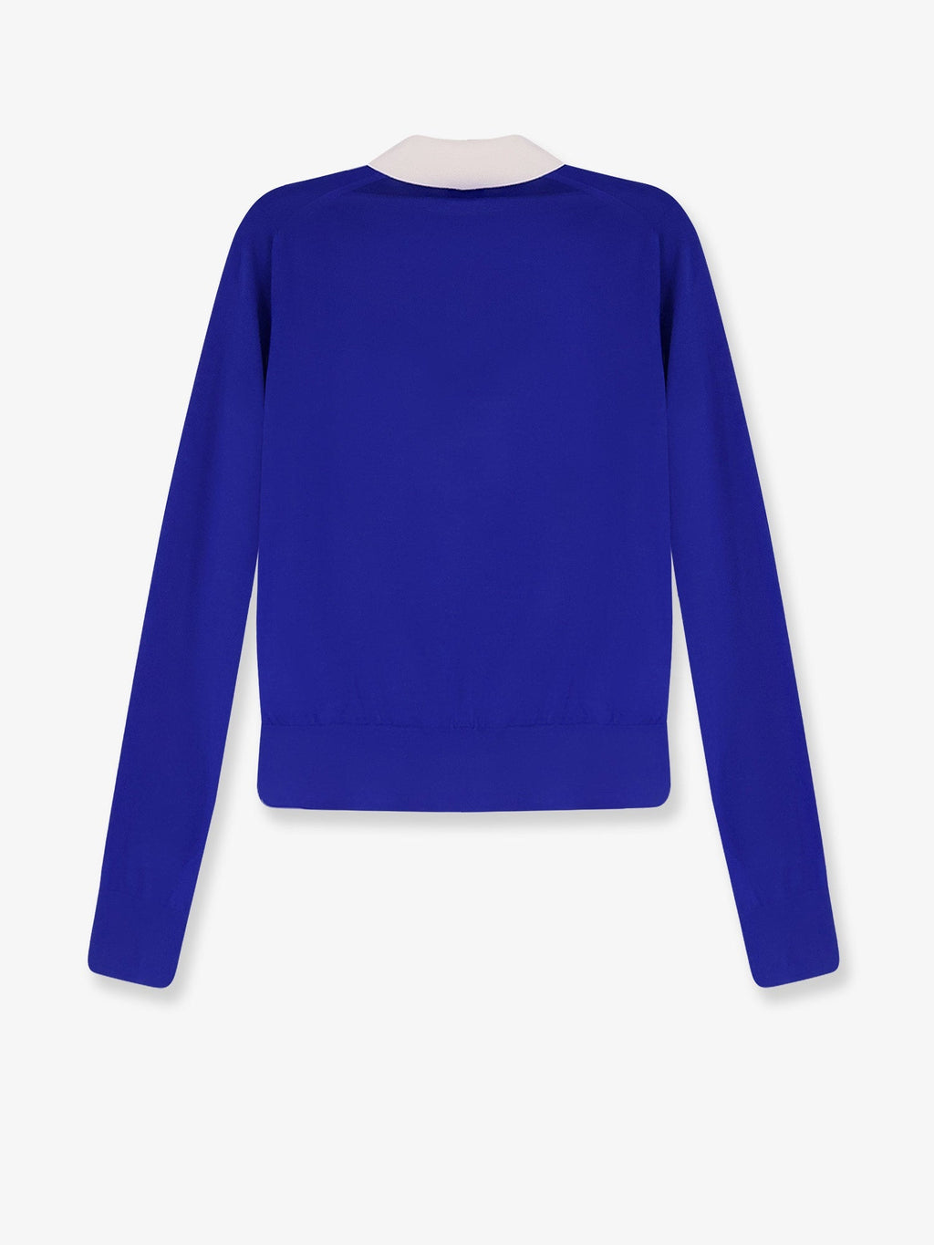 Celine Cashmere And Silk Polo Shirt With Logo Embroidery On The Front