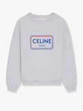 Celine Cotton Sweatshirt With Logo Print