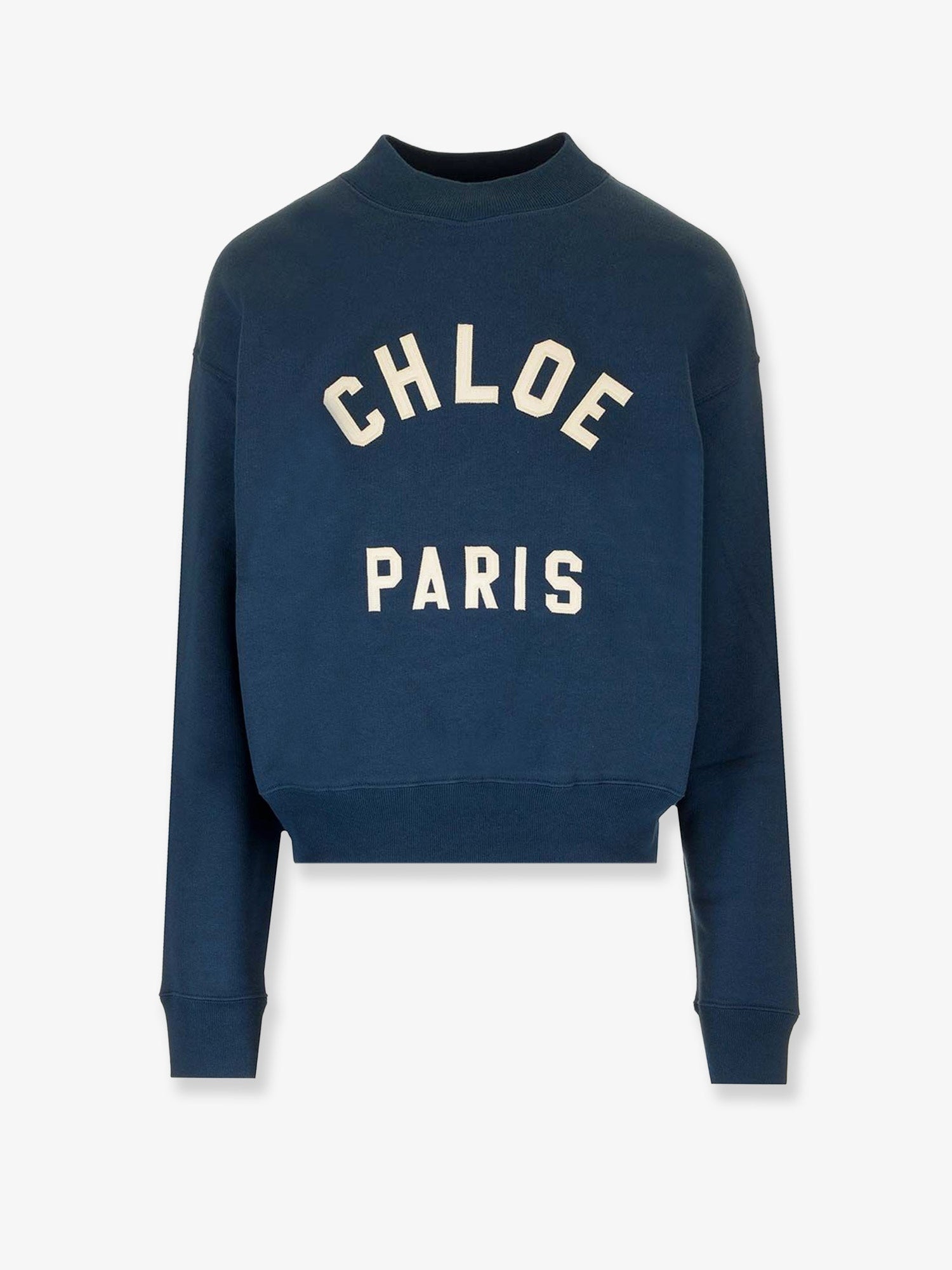 Chloe' Cotton Sweatshirt With Logo