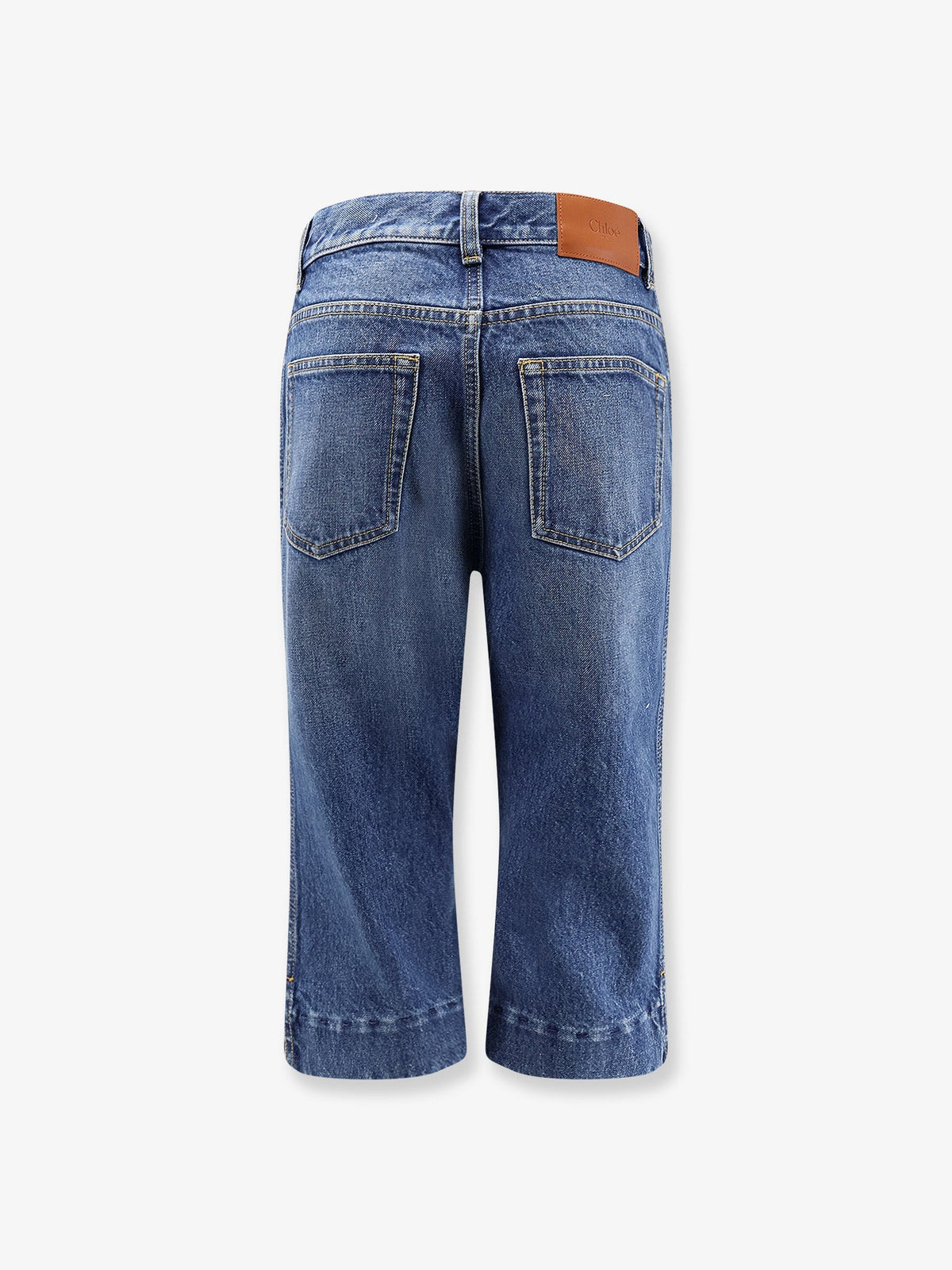 Chloe' Blue Denim Capri Jeans