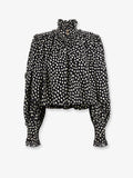Chloe' Polka-Dots Silk Shirt